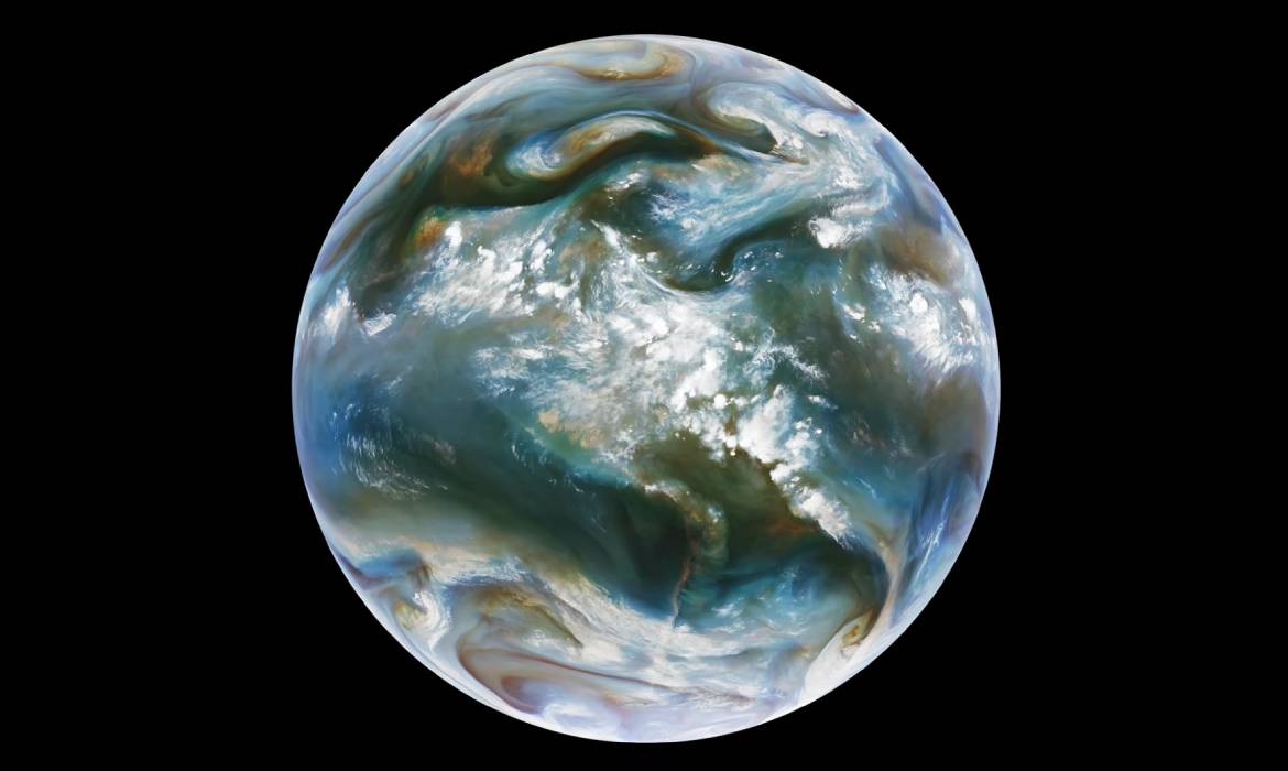 Hypnotic Film Transforms Real Weather Satellite Data Into a Living Portrait of Earth