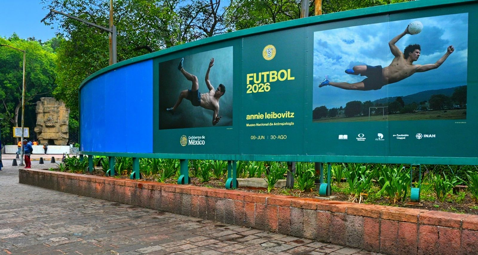 Futbol 2026 entrance at Museo de antropolog&iacute;a