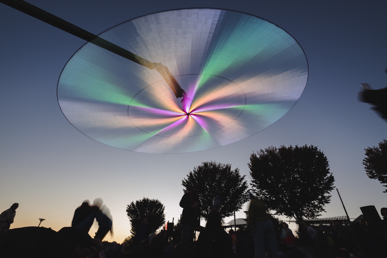 Light exhibit. 