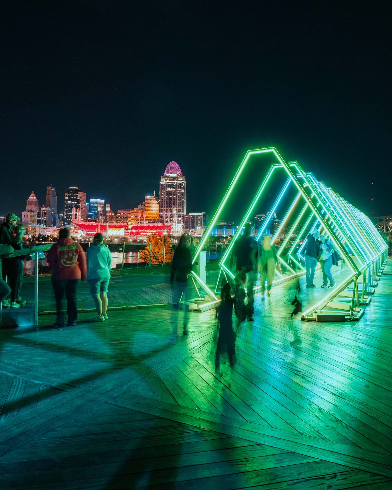 Light exhibit. 