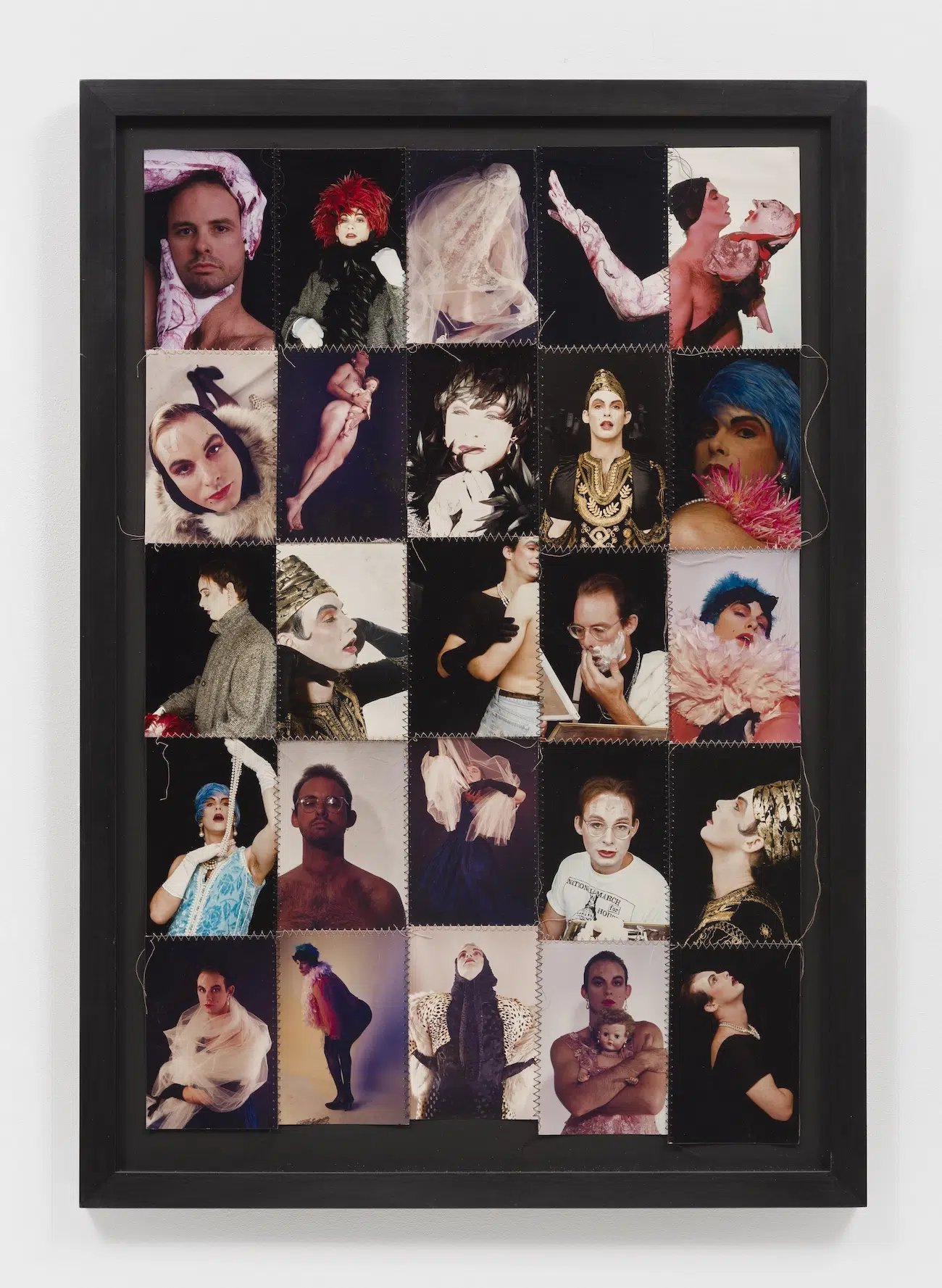 Collage of portraits. 
