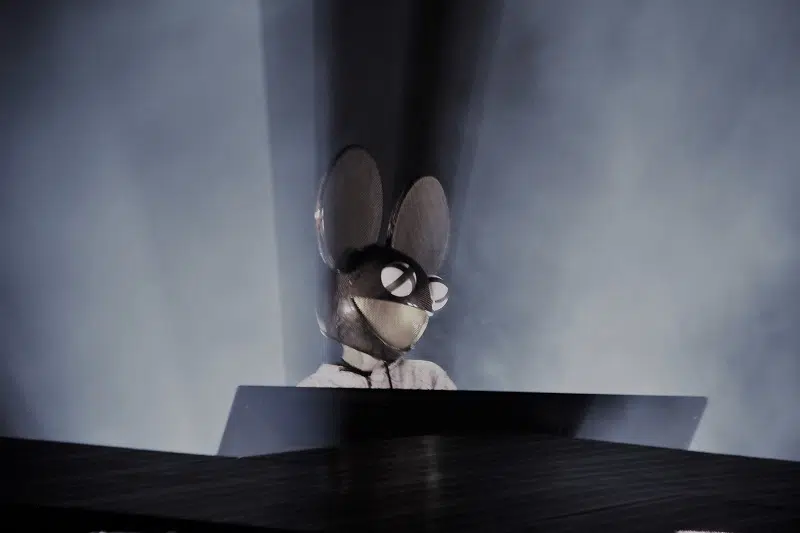Deadmau5 performing on stage