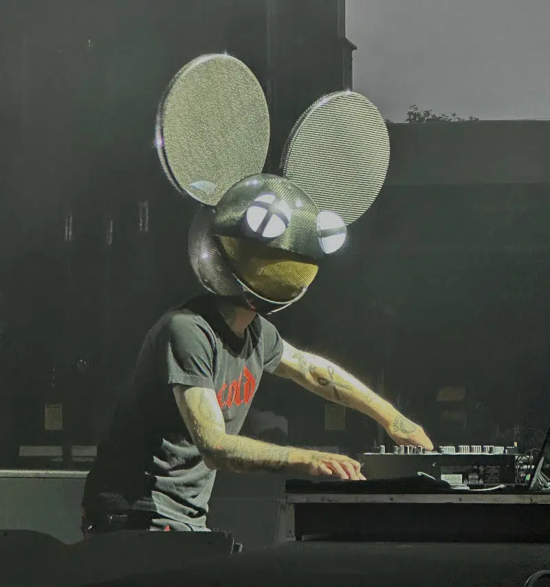 Deadmau5 performing on stage