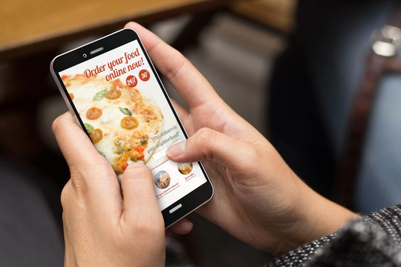 Dopamine sites to pretend to order food