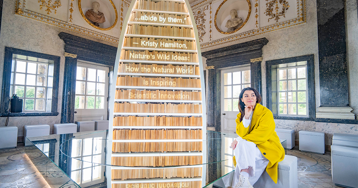 Es Devlin's Rotating Library at Castle Howard Celebrates 300 Years of British Architecture