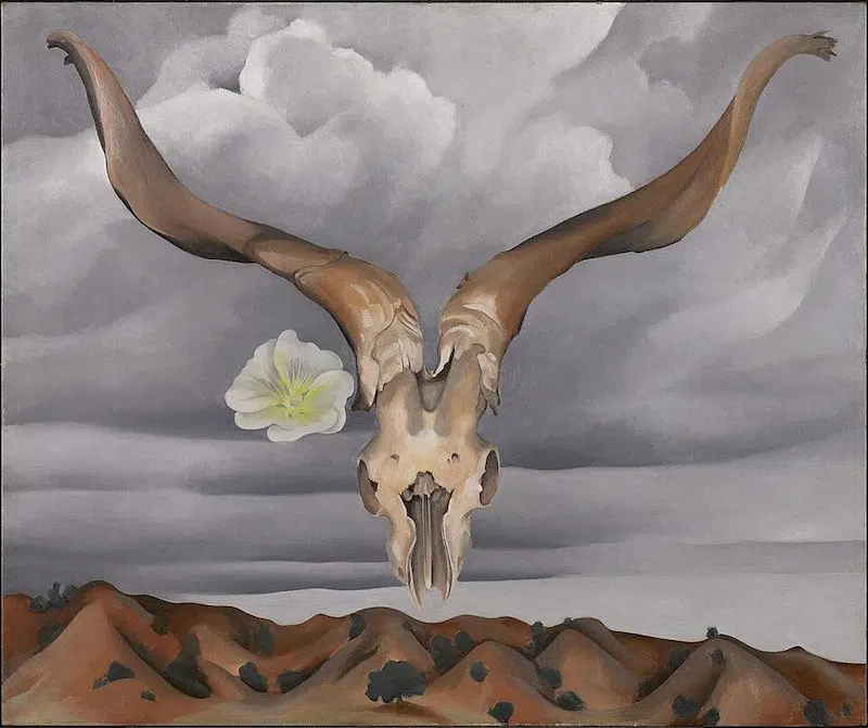 Ram's Head, White Hollyhock &ndash; Hills, Georgia O'Keeffe, 1935.