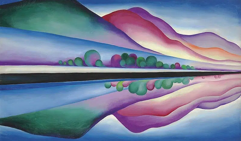 Lake George Reflection by Georgia O'Keeffe