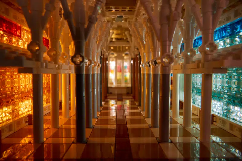 Details of LEGO Sagrada Família set