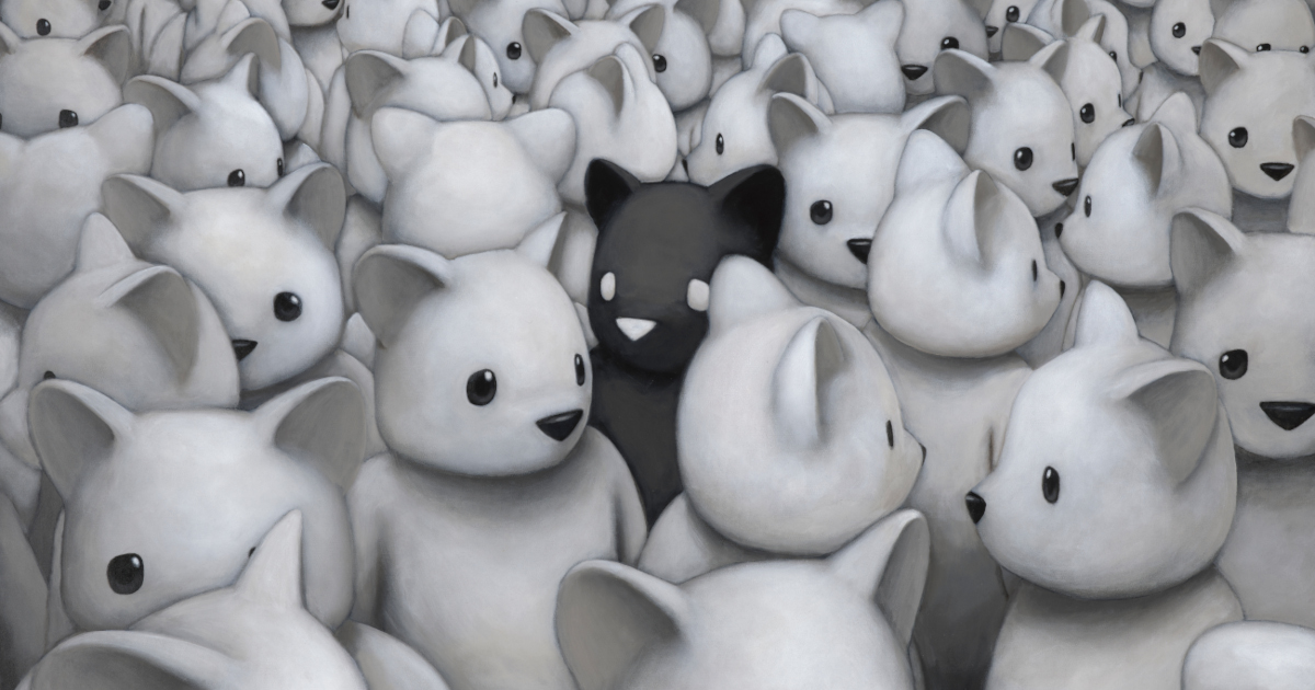 Painter Luke Chueh Captures the Weight of Isolation Through Dark Humor