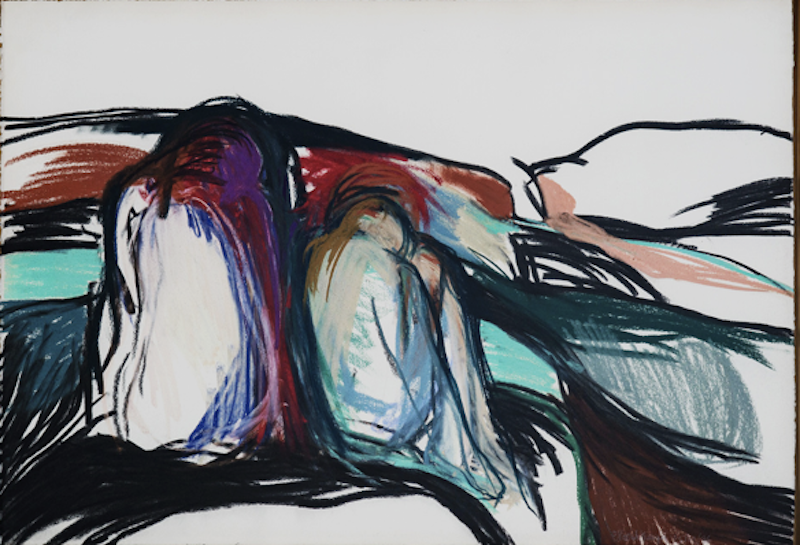 Couple Paysage (1996), Pastel, Claude Stassart-Springer