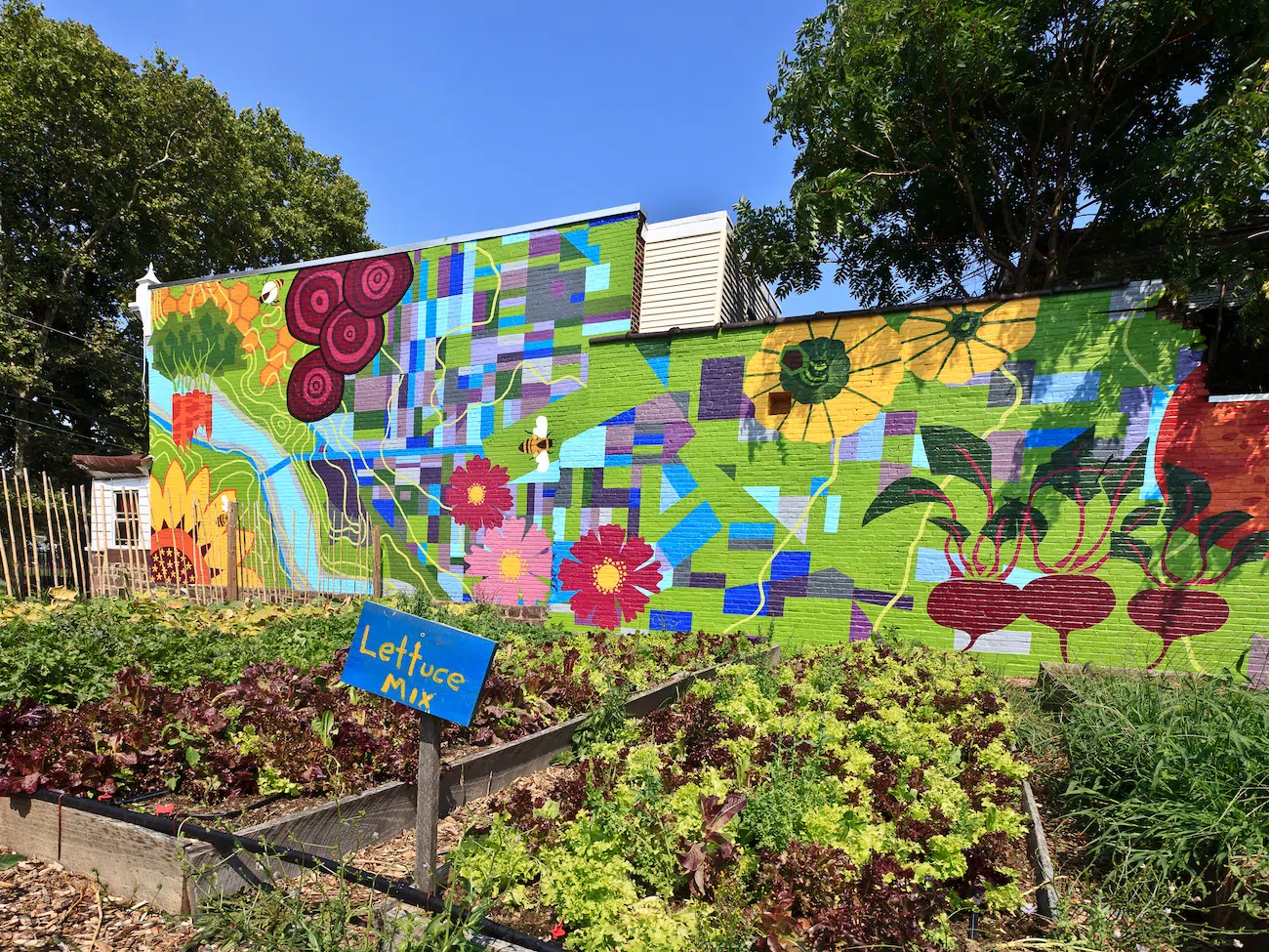 The Abundant City © 2012 City of Philadelphia Mural Arts Program / Eurhi Jones, 27th & Master Streets. Photo by Steve Weinik.