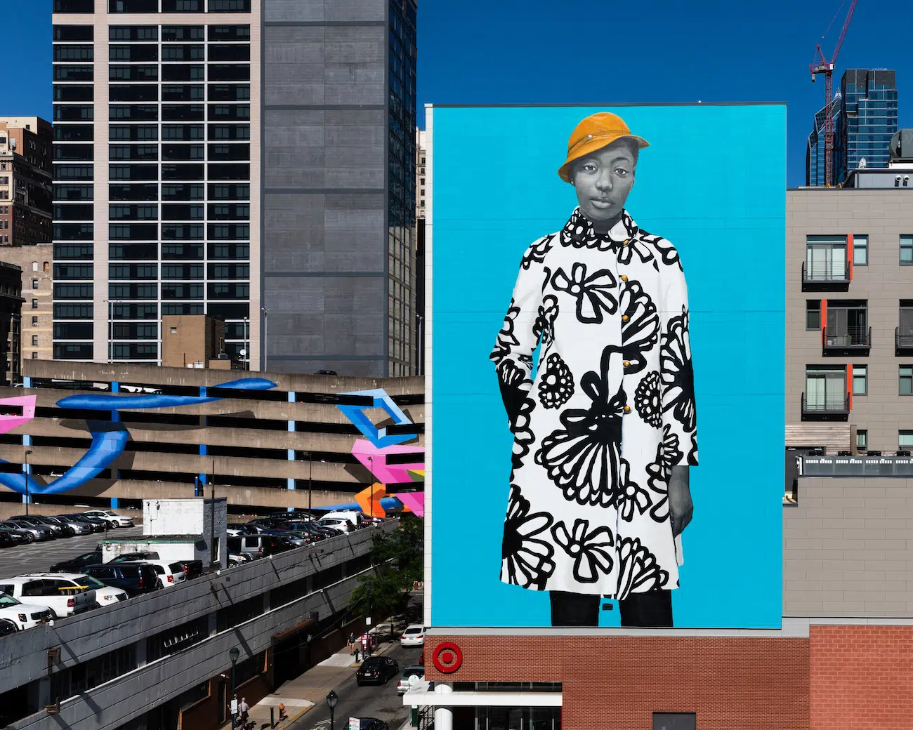 untitled © 2019 City of Philadelphia Mural Arts Program / Amy Sherald, 1108 Sansom Street. Photo by Steve Weinik.