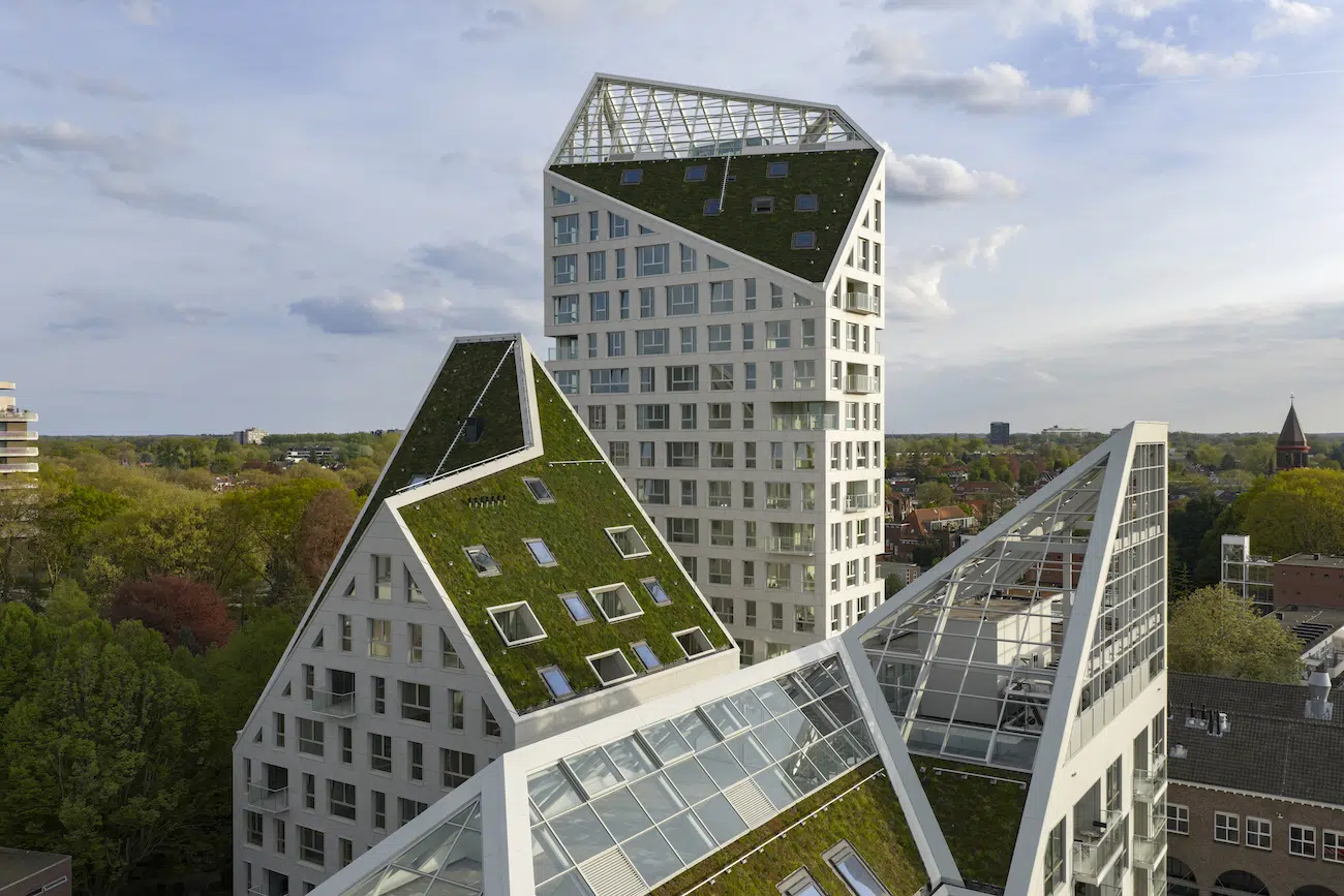 MVRDV&rsquo;s Mountain-Like Housing Complex Brings 237 New Homes to the Netherlands