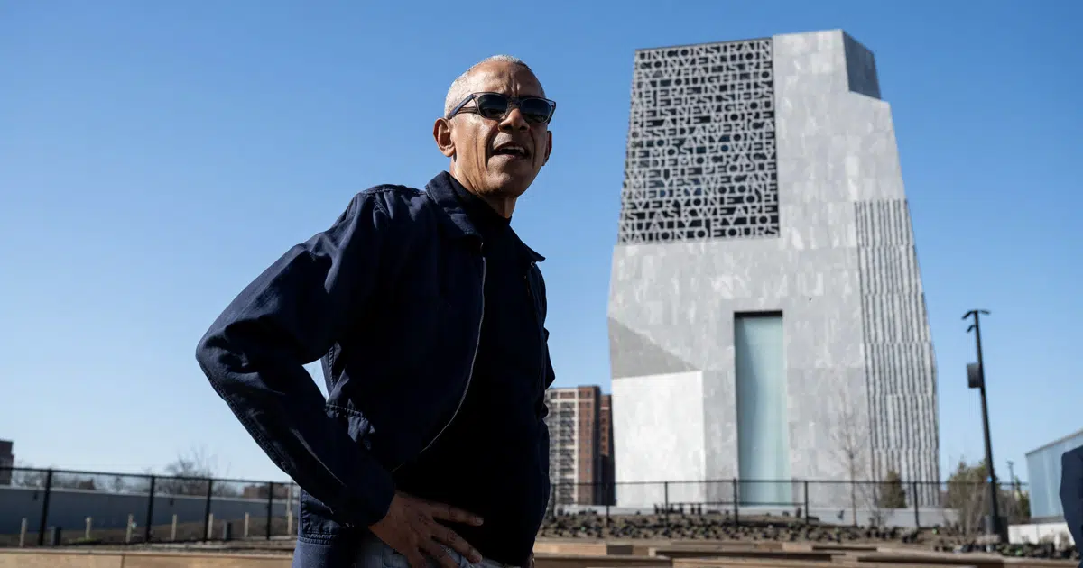 Obama Presidential Center Opens With a Tower Inspired by His Presidency and Chicago’s Architecture