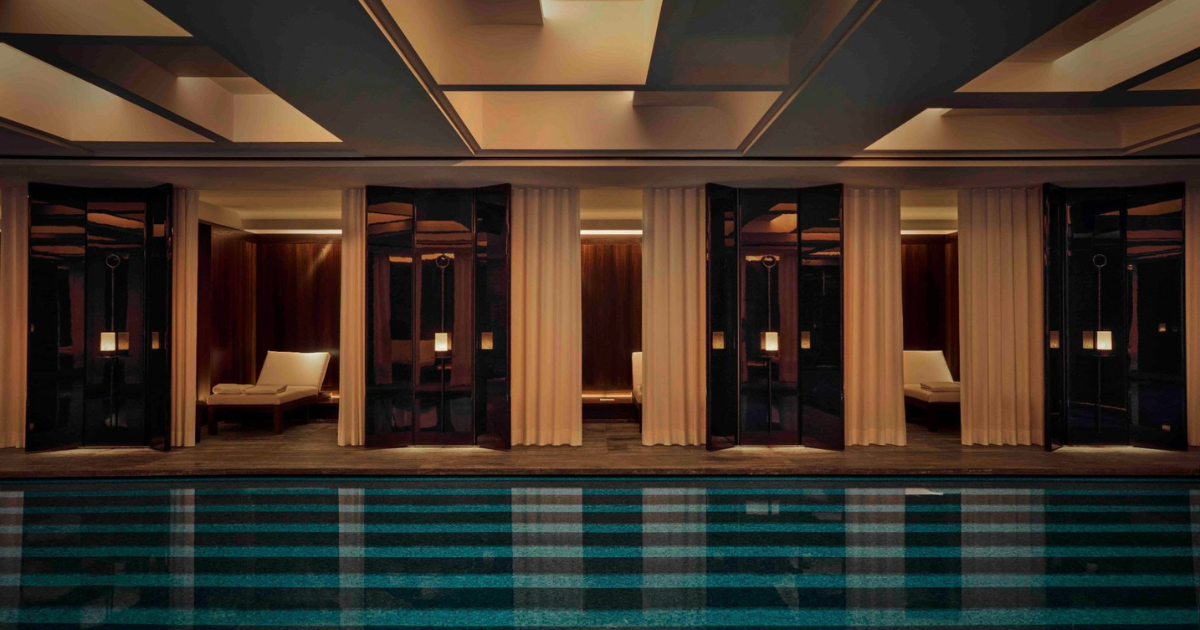 Underground Spa in Paris Hotel Transports Guests Into a World of Quiet Luxury