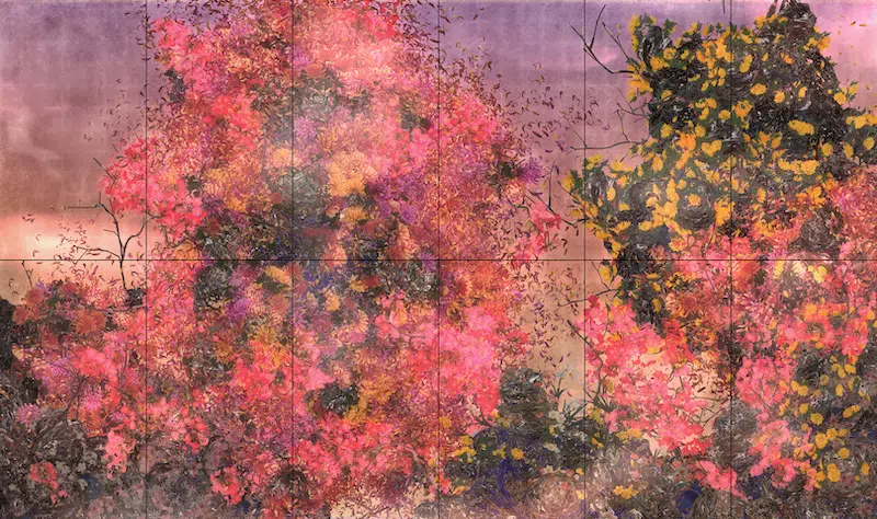 teamLab, Continuous Life and Death at the Now of Eternity II, 2019, Digital Work, 12 channels, Endless &copy; teamLab