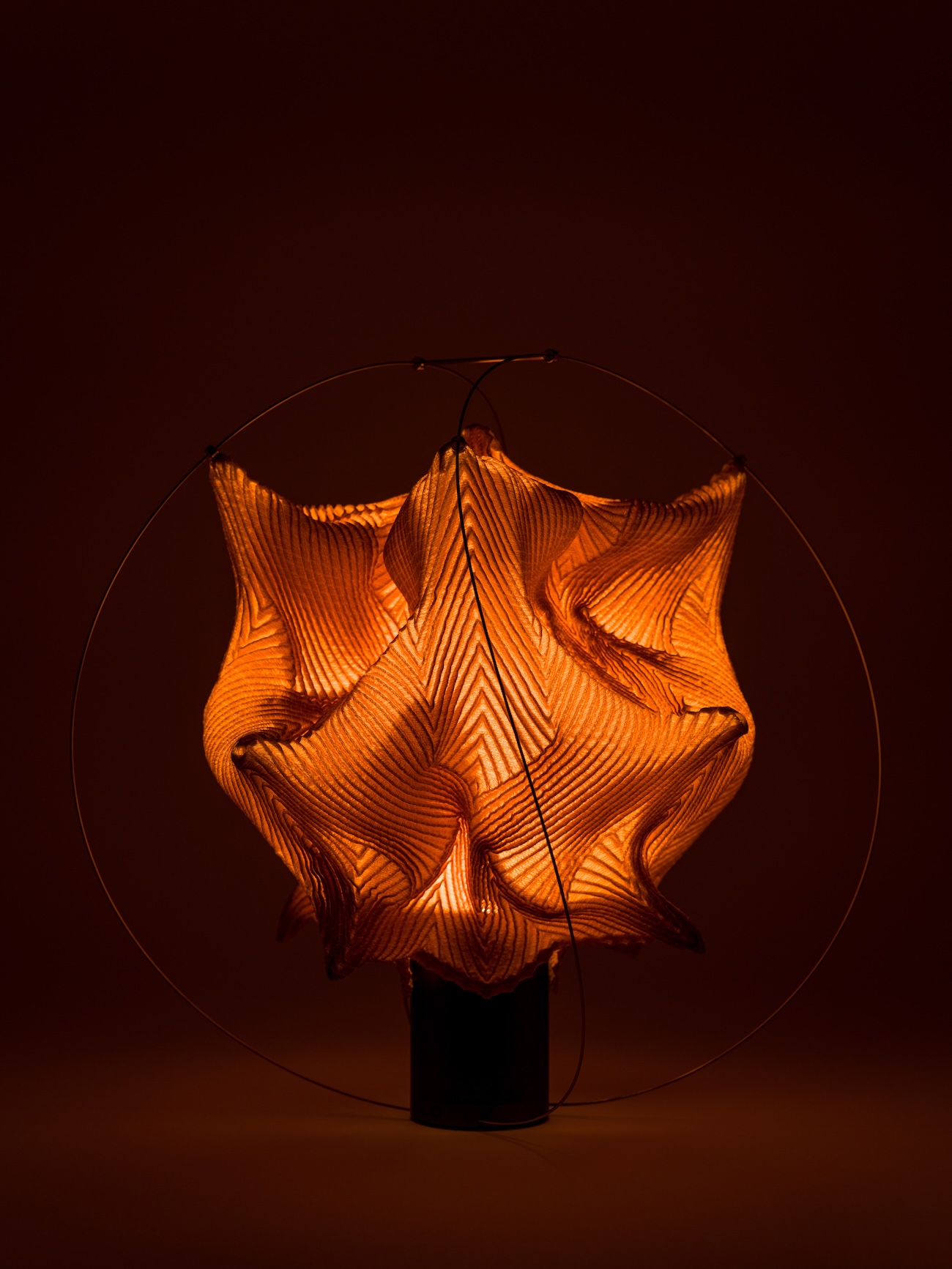 Avant Garde Lamp Collaboration Inspired by Organic Textures