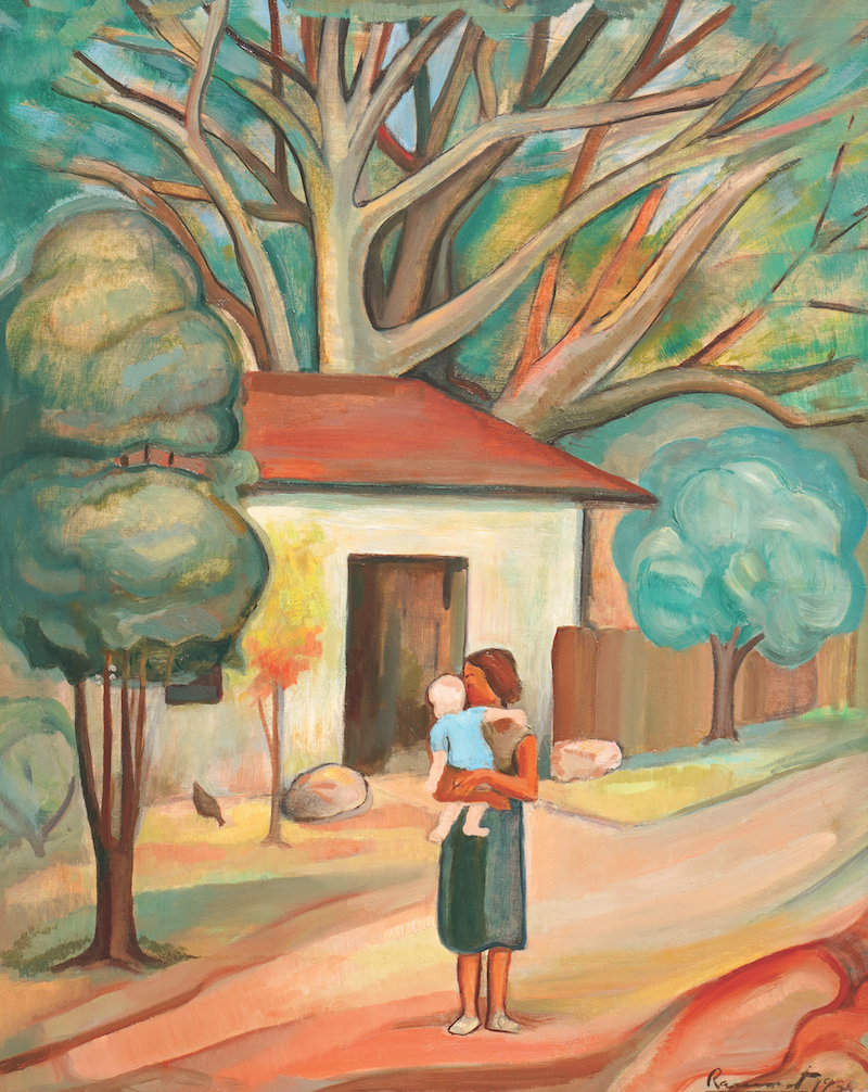 Domingo Ravenet, El Jagüey (The BanyanTree) Painting