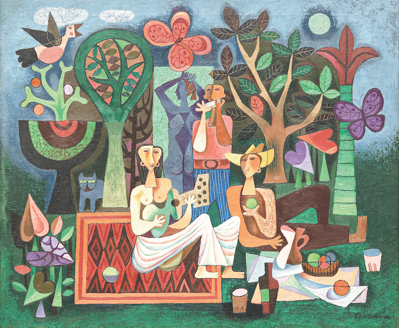 Mario Carreño, Pastoral (Pastoral) Painting