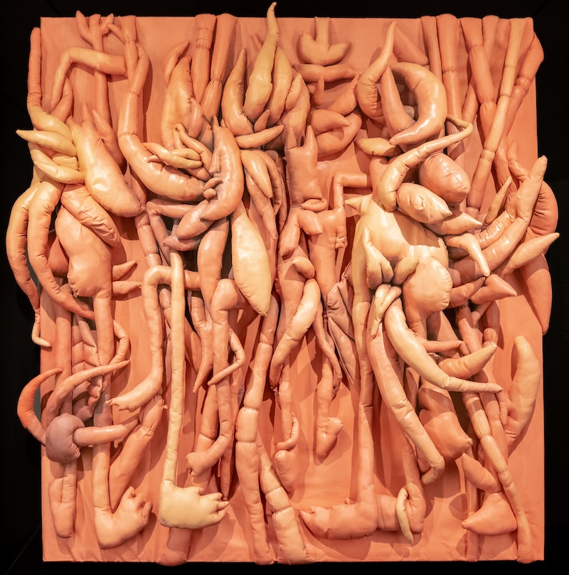 Elio Rodríguez Valdés, Jungla Carnal (Naked Jungle) Painting