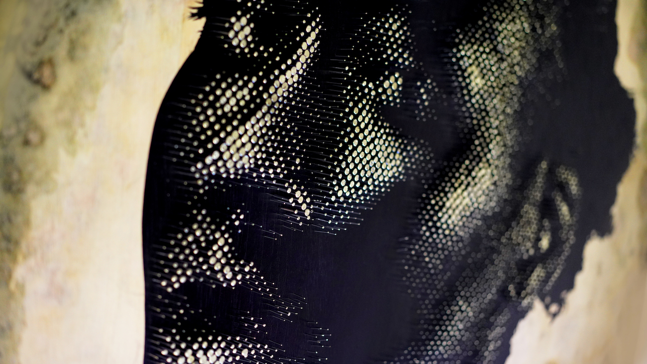 Alexis Peskine's Nail Portrait from his Ouro Verde Series