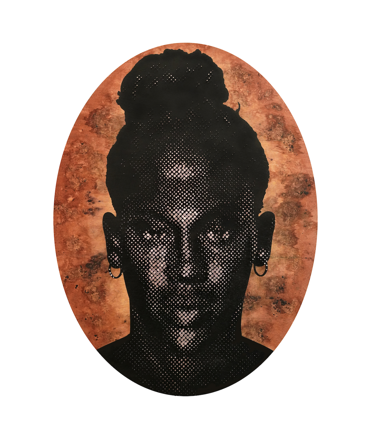 Alexis Peskine's Nail Portrait from his Ouro Verde Series
