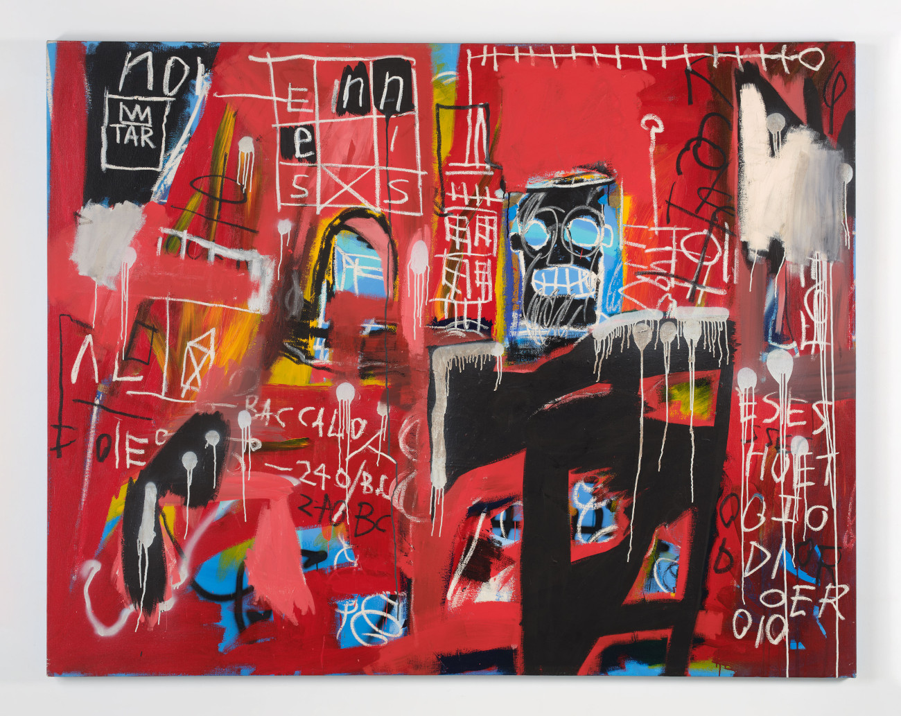 Jean-Michel Basquiat, Untitled, 1982. Kenneth C. Griffin Collection. Artwork &copy; Estate of Jean-Michel Basquiat. Licensed by Artestar, New York.