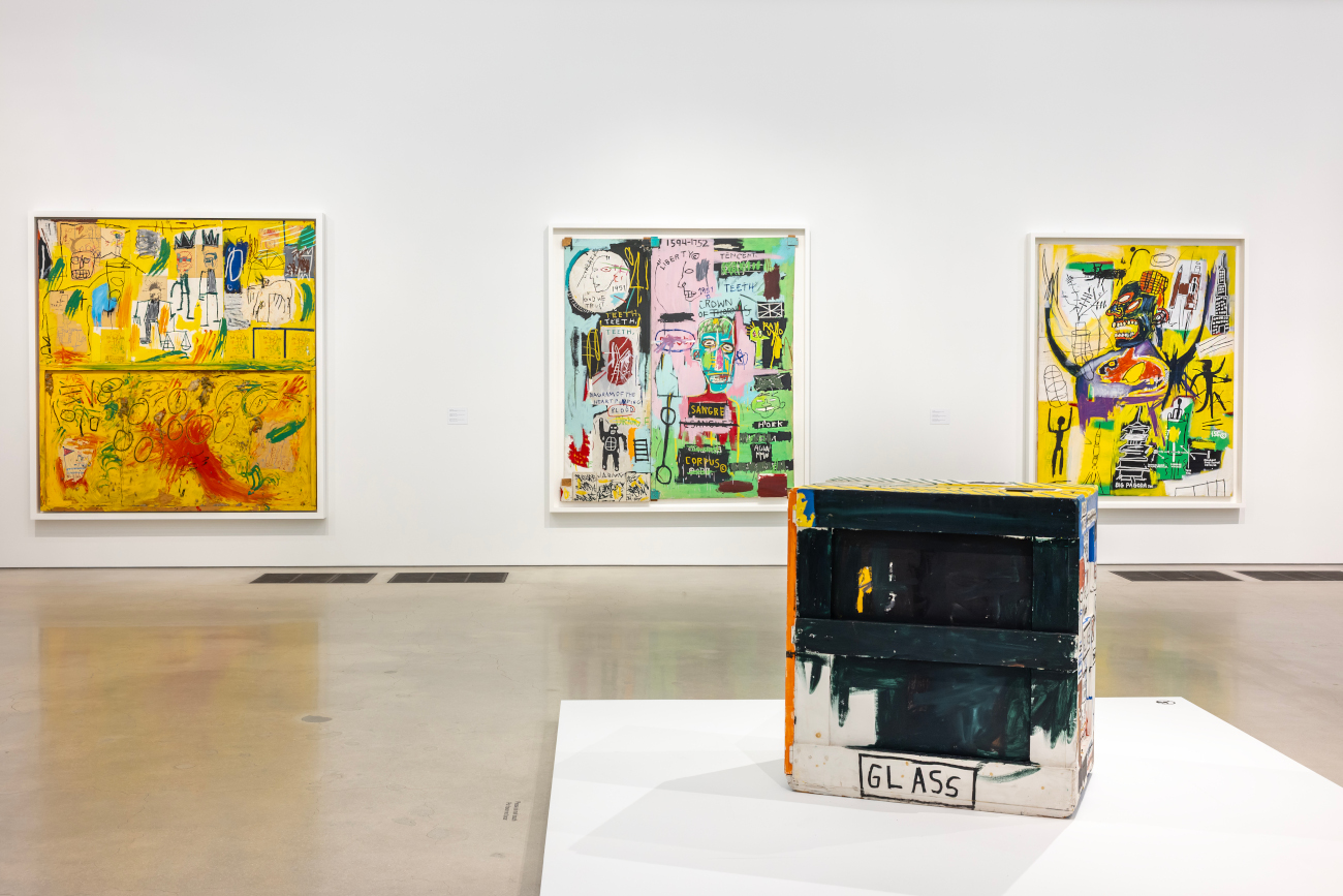 Installation view: Basquiat: Figures, Signs, Symbols, P&eacute;rez Art Museum Miami, 2026. Kenneth C. Griffin Collection. Artwork &copy; Estate of Jean-Michel Basquiat. Licensed by Artestar, New York. Photo: Lazaro Llanes