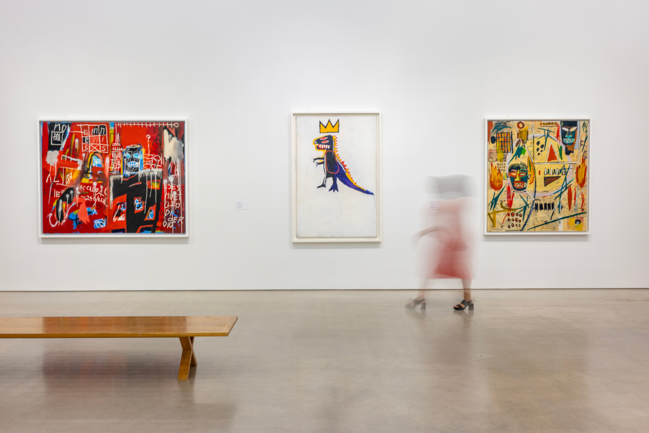 Installation view: Basquiat: Figures, Signs, Symbols, P&eacute;rez Art Museum Miami, 2026. Kenneth C. Griffin Collection. Artwork &copy; Estate of Jean-Michel Basquiat. Licensed by Artestar, New York. Photo: Lazaro Llanes