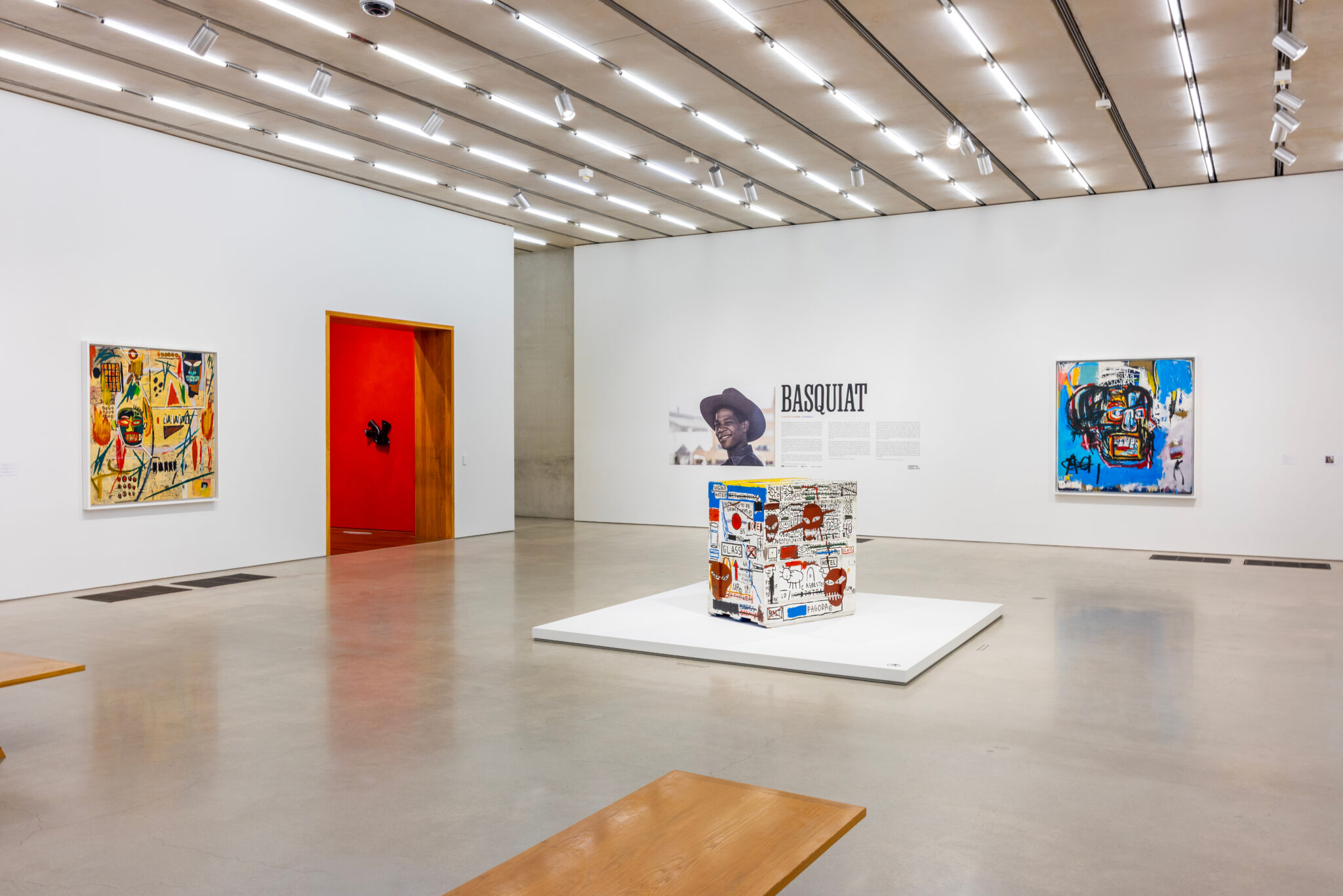 Installation view: Basquiat: Figures, Signs, Symbols, P&eacute;rez Art Museum Miami, 2026. Kenneth C. Griffin Collection. Artwork &copy; Estate of Jean-Michel Basquiat. Licensed by Artestar, New York. Photo: Lazaro Llanes