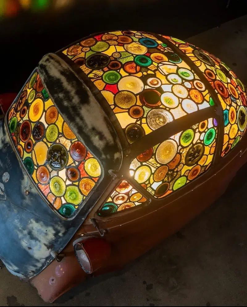 Stained Glass Cars by Ben Tuna