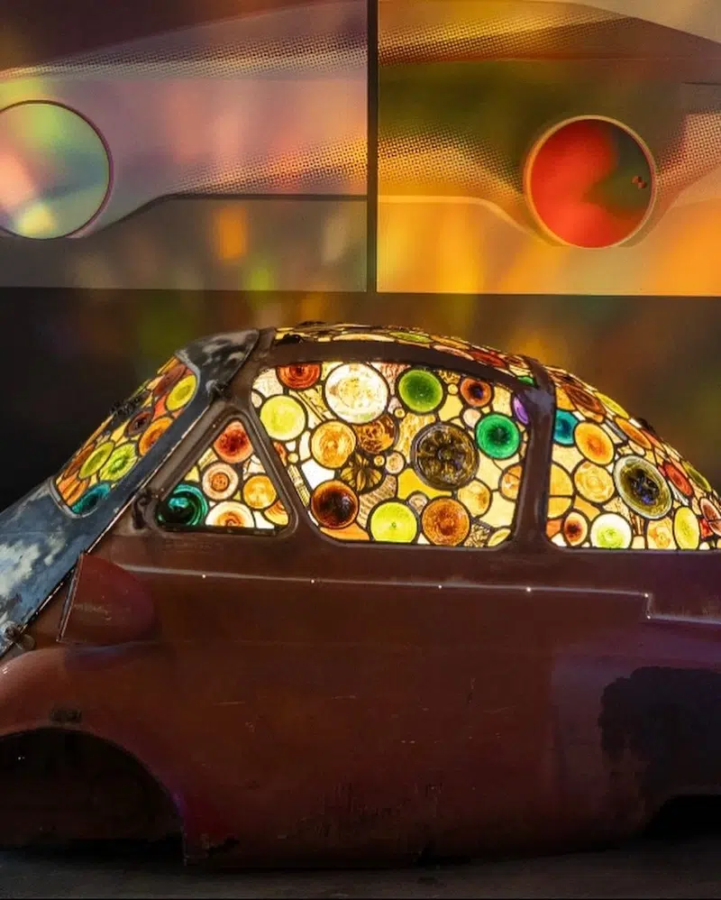 Stained Glass Cars by Ben Tuna