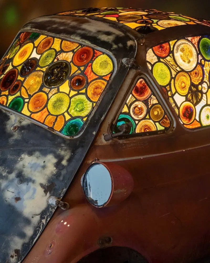 Stained Glass Cars by Ben Tuna