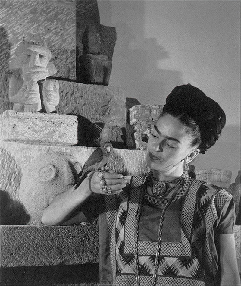 Frida Kahlo portrait. 