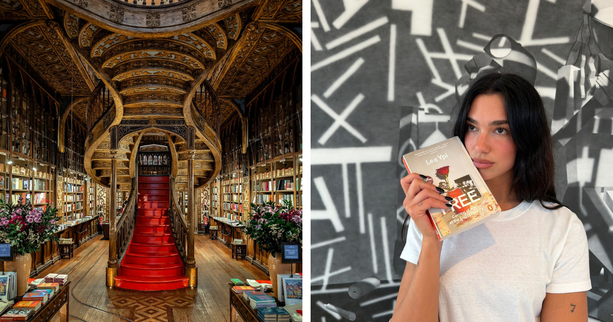 Dua Lipa Opens a Library Filled With 100 Banned Books in Porto, Portugal
