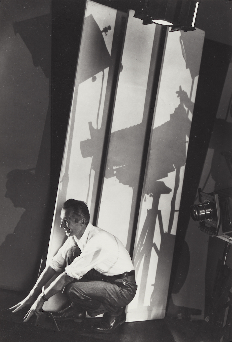 Self Portrait with Photographic Paraphernalia, 1929. Gelatin silver print by Edward Steichen