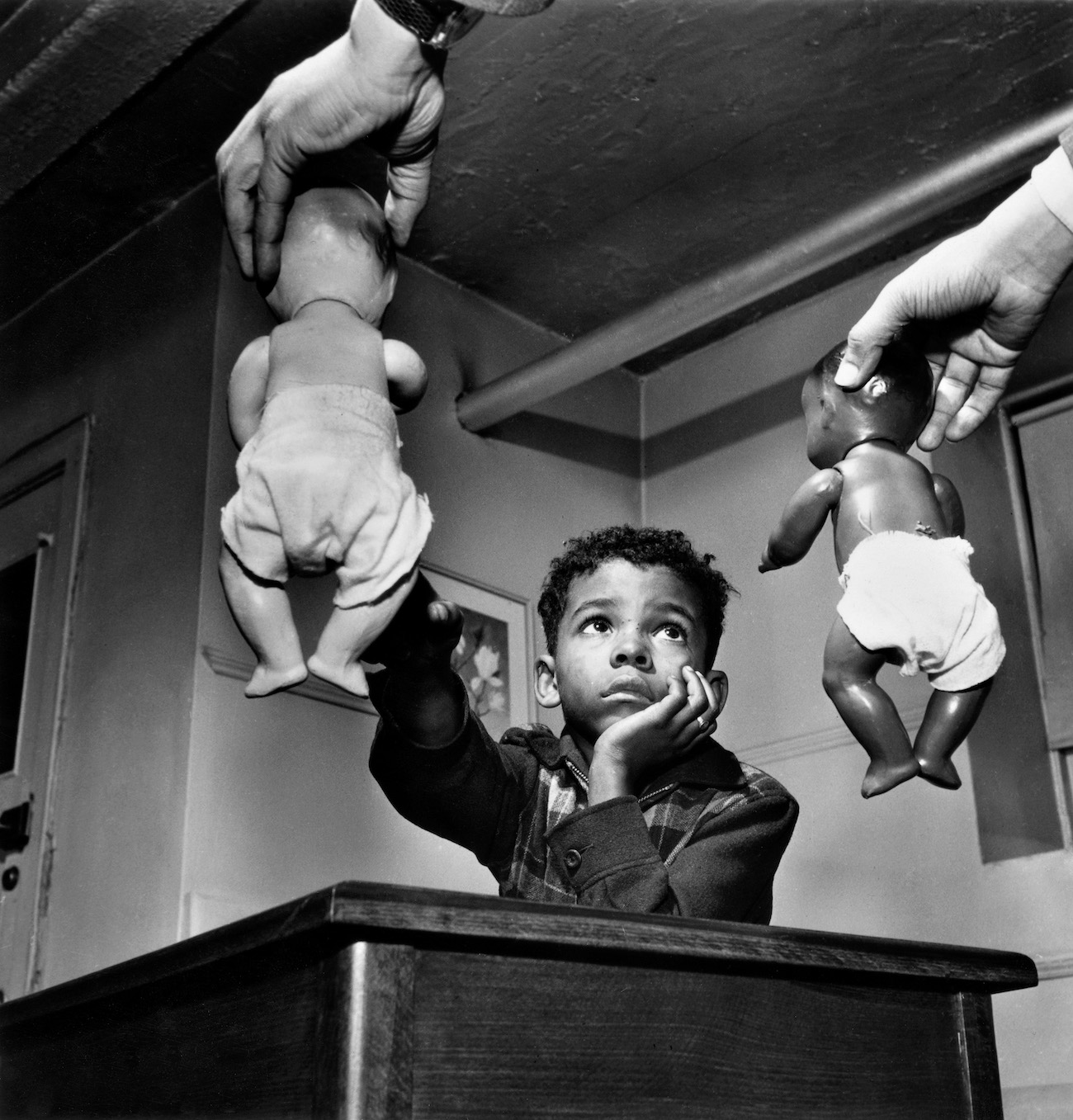 Gordon Parks. Untitled, Harlem, New York, 1947, gelatin silver print, 42 x 42 inches (sheet), 36 x 37 5/8 inches (trimmed) 