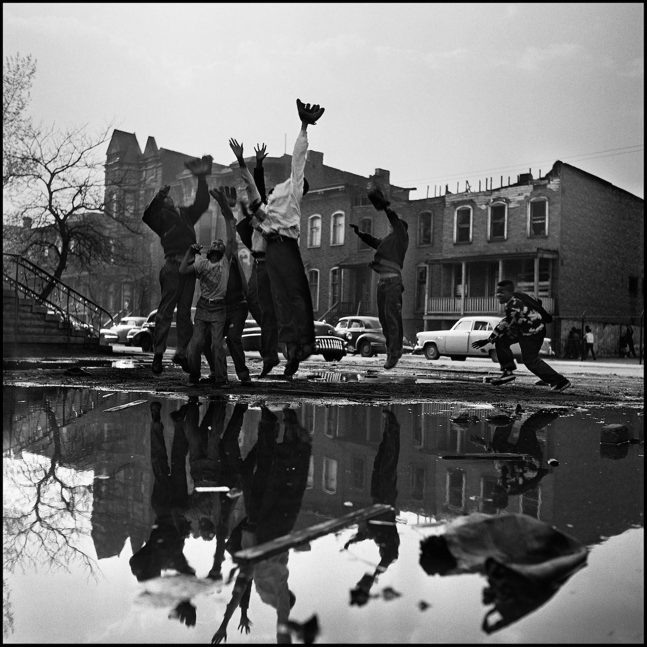 Gordon Parks. Untitled, Chicago, Illinois, 1953, gelatin silver print, 42 x 42 inches (print), 38 3/8 x 38 1/8 x 1 1/4 inches (framed) 