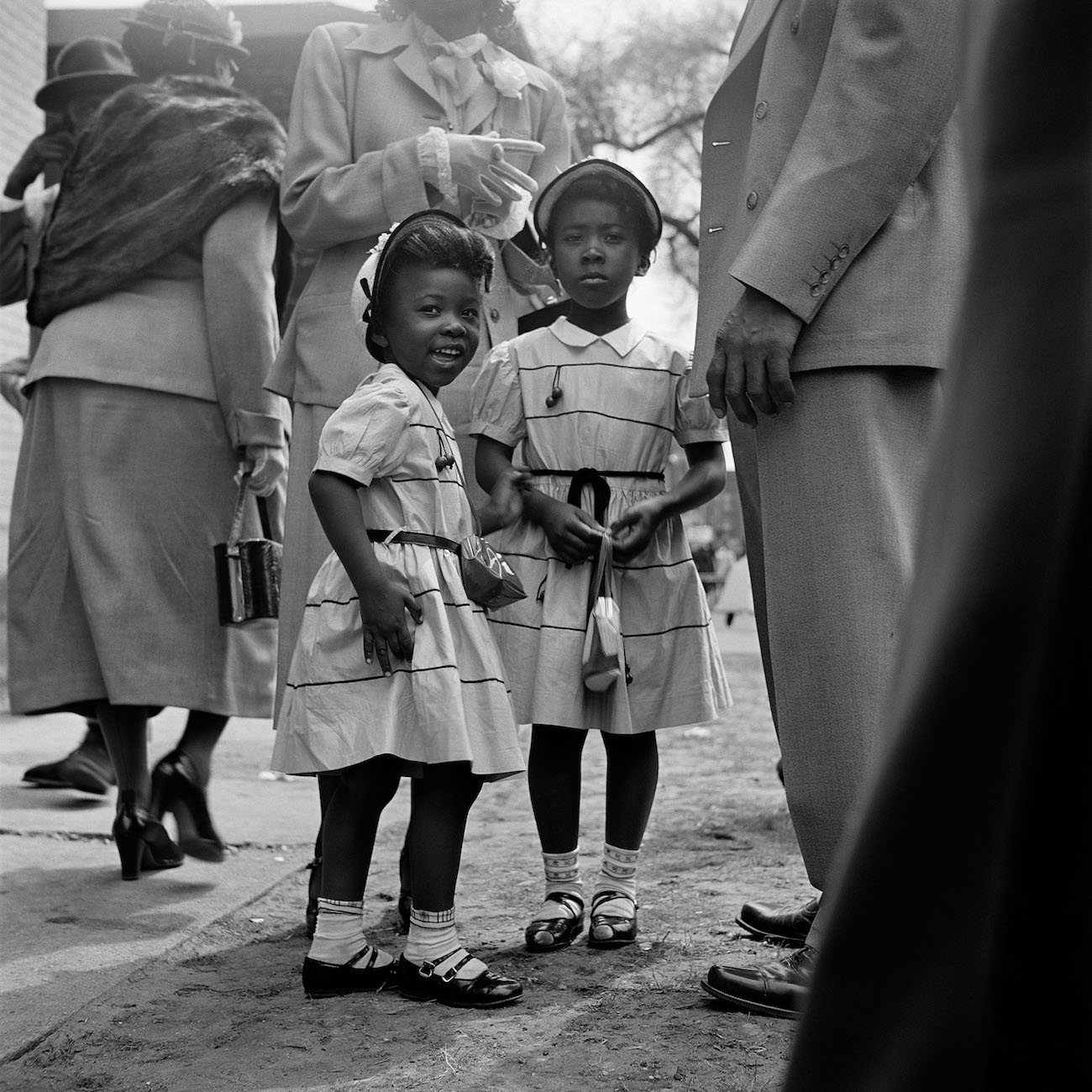 Gordon Parks. Untitled, Chicago, Illinois, 1953, gelatin silver print, 42 x 42 inches (sheet) 