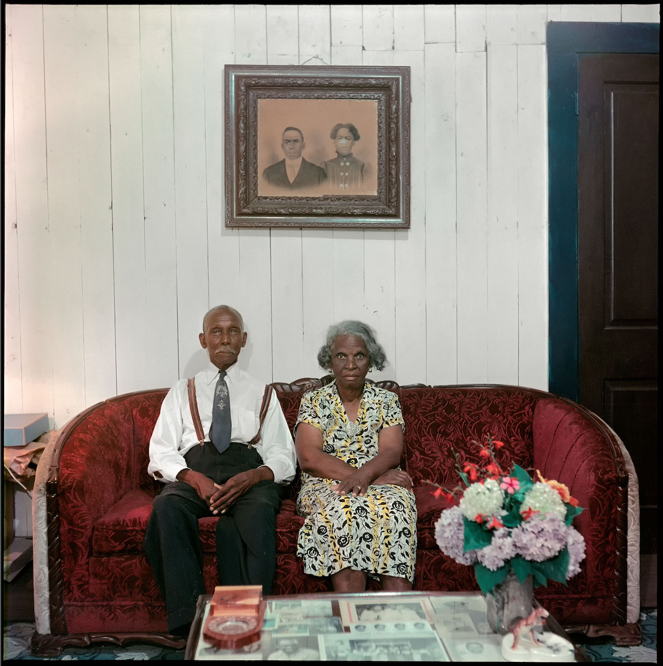 Gordon Parks. Mr. and Mrs. Albert Thornton, Mobile, Alabama, 1956, 1956, archival pigment print, 50 x 50 inches