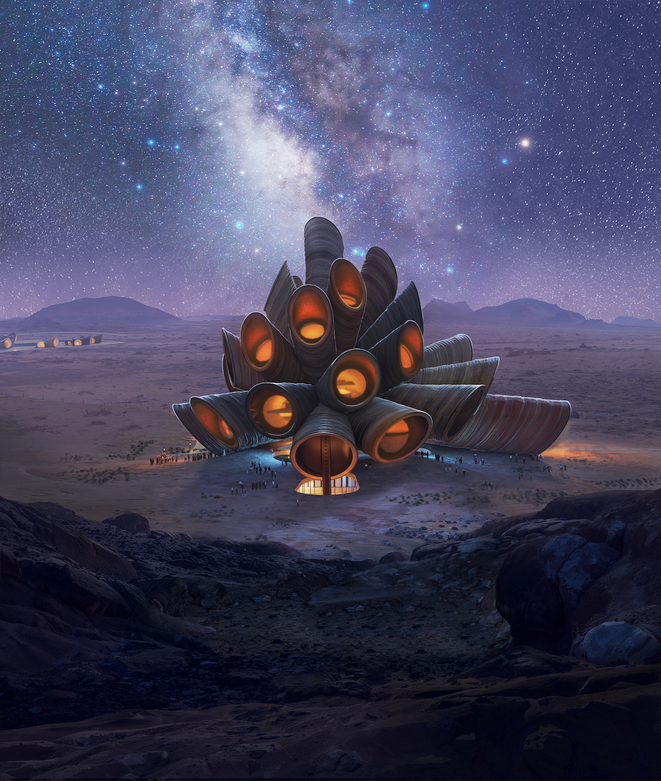 Heatherwick Studio Designs Sculptural Desert Observatory in AlUla