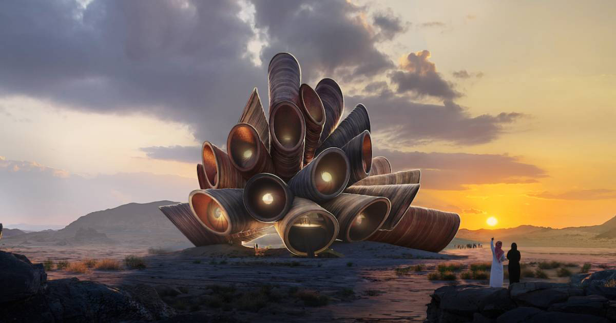 Heatherwick Studio Creates Artistic Observatory in AlUla Desert