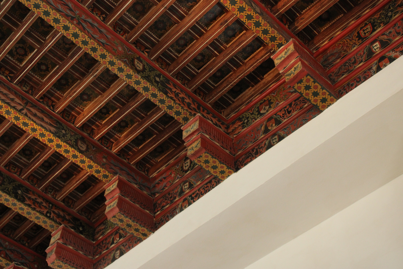 Ceiling details of La Milarca Museum in Monterrey