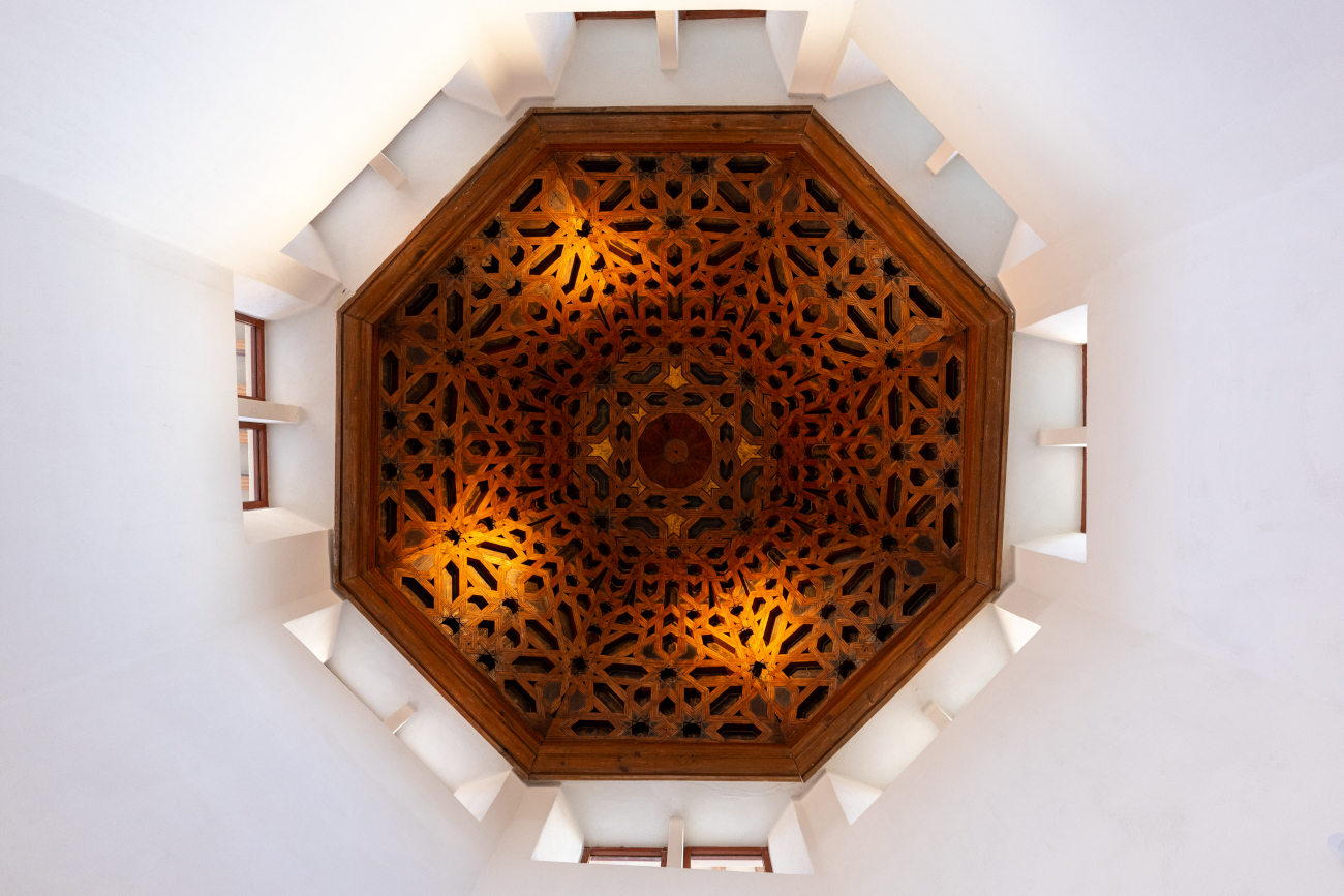 Ceiling details of La Milarca Museum in Monterrey