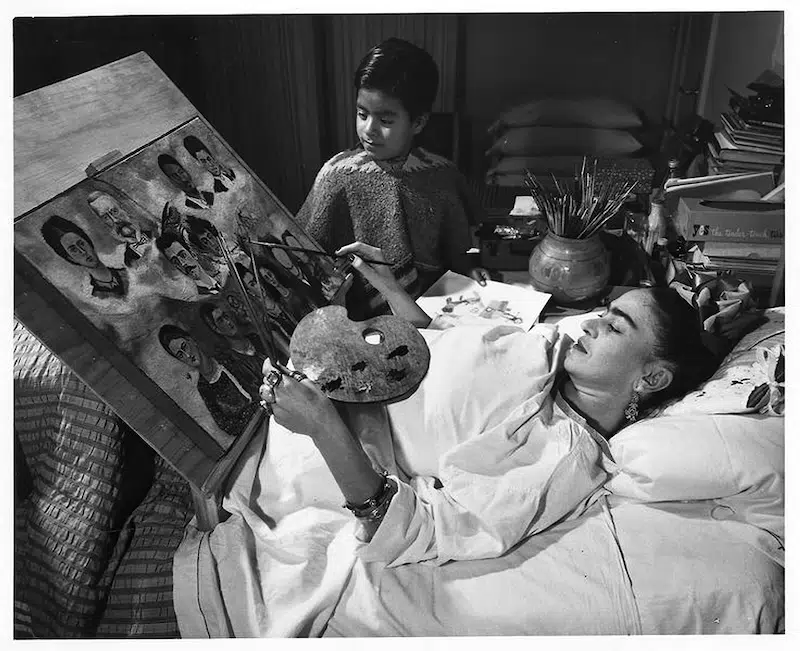Frida Kahlo de Rivera (1907-1954), famous Mexican artist