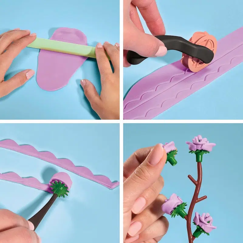 Play-Doh Blooms Kit tools. 