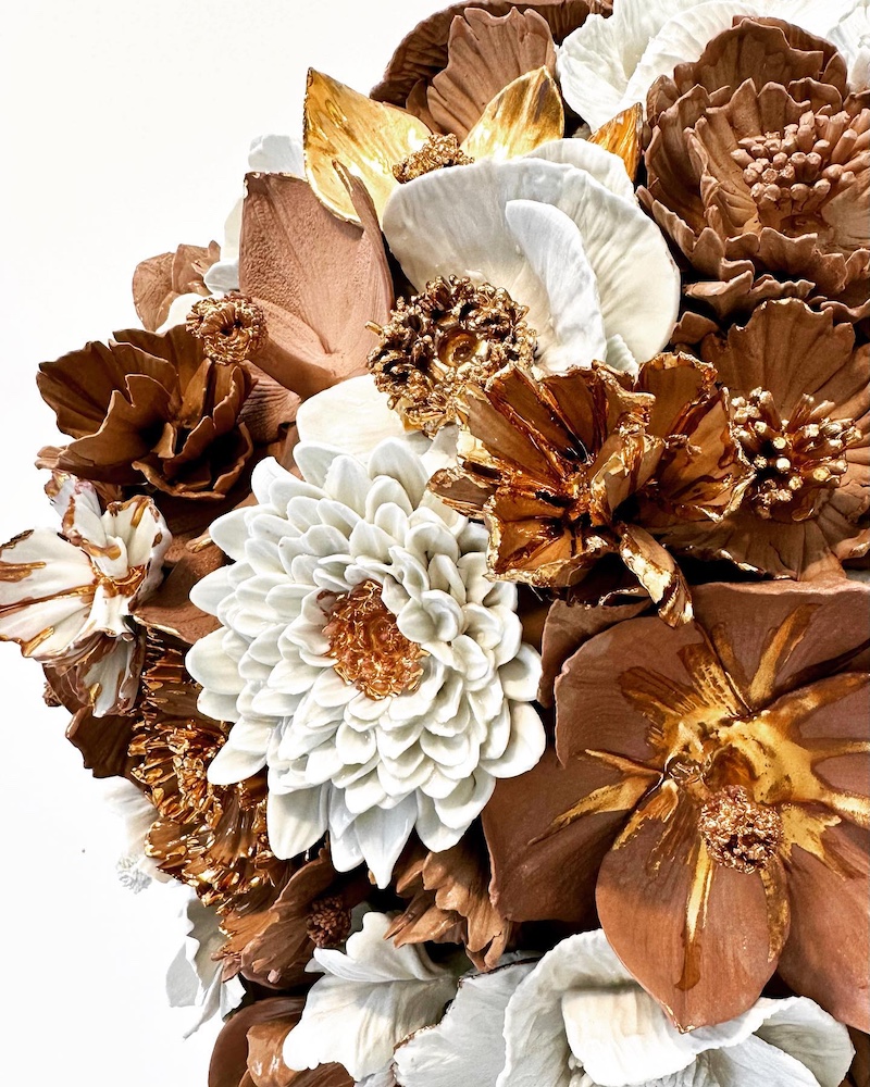 Porcelain Flowers by Monica Prado