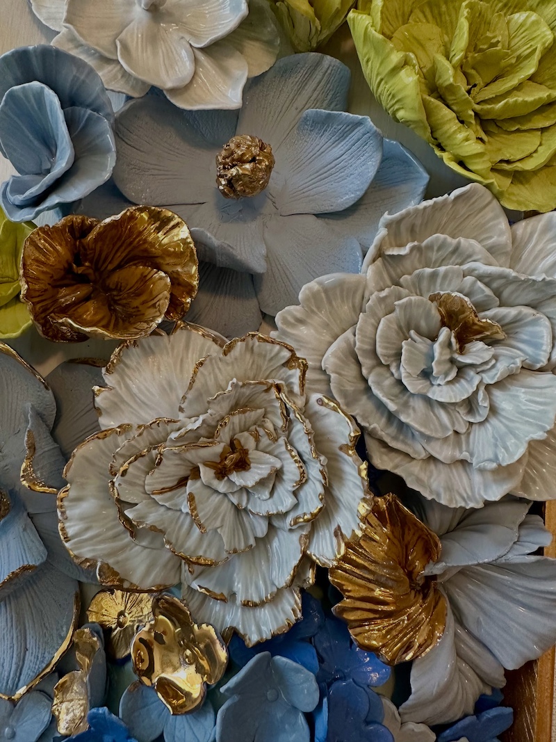 Porcelain Flowers by Monica Prado