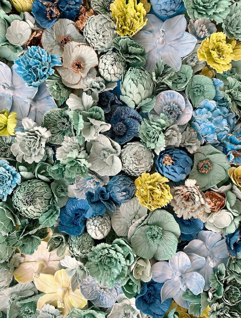 Porcelain Flowers by Monica Prado