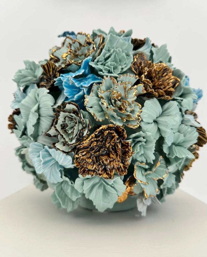 Porcelain Flowers by Monica Prado